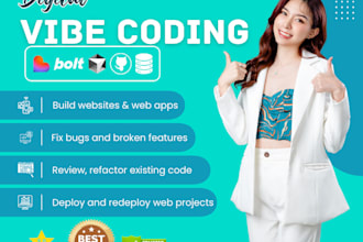build or fix your web app using vibe coding
