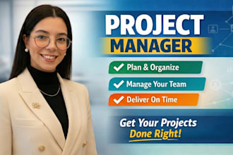 be your project manager for digital, marketing or creative projects