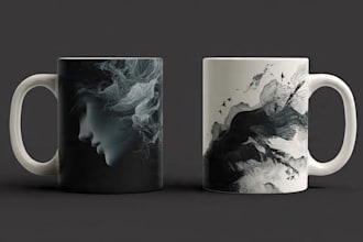 create custom and bulk coffee mug design