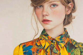 create a realistic fashion illustration