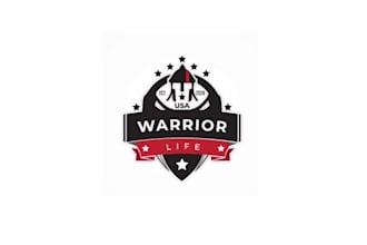 design amazing warrior tactical training logo