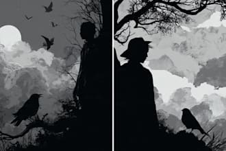 design silhouette vector graphic