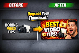 design high CTR youtube thumbnails optimized for mobile viewers