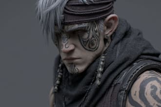 design unique fantasy characters with detailed costumes