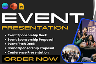 design brand, event sponsorship deck, conference sponsor proposal, pitch deck