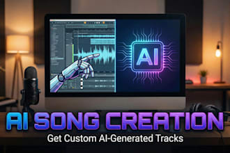 create custom ai song from any lyrics and style
