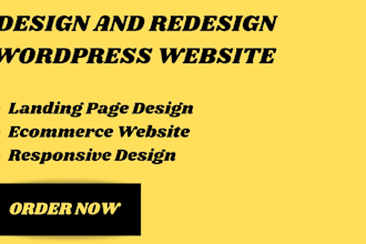 design high converting landing page, wordpress landing page and squeeze page