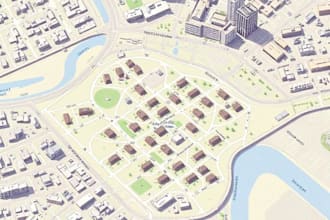 do commercial real estate aerial and illustrated map and offering memorandum