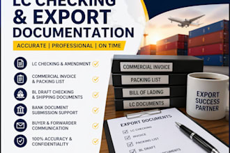 manage supply chain documentation and logistics tasks