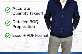 prepare boq and cost estimation