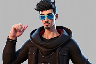 design and rig pro vtuber character in 2d, for vtuber model