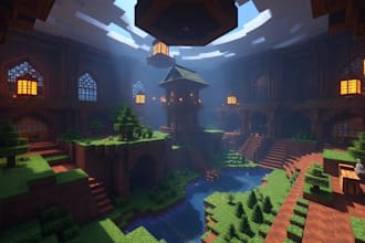 build map minecraft any theme and lobby server
