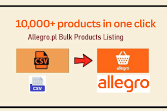 do bulk listing on allegro