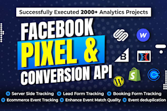 setup facebook pixel conversion API, fix meta pixel with server side tracking