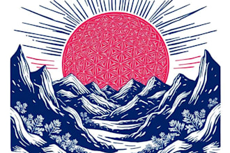 make a linocut t shirt design for brands