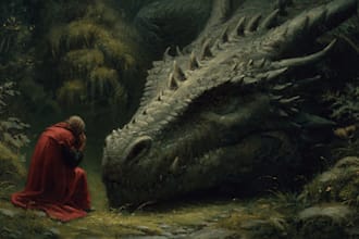 paint semi realistic fantasy art