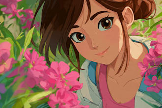 draw anime or cartoon illustration