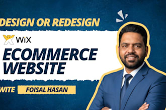 create a modern responsive wix ecommerce website