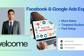 run facebook and google ads