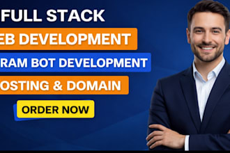 build websites, and telegram bots with backend integration