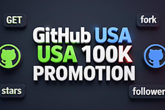 promote your github repository and promote to increase followers stars and usa