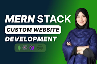 develop a full stack mern web application