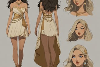 create ai generated character or concept art