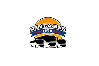 design awesome rent bus business logo