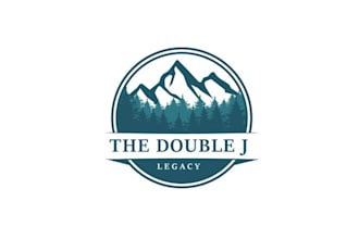 make greatest logo for the double legacy outdoor adventure