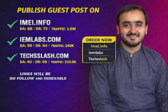 publish guest post on tech websites