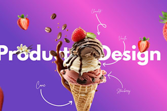 design stunning product manipulation for social media ads