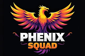 make eye catching phoenix bird logo with unlimited revision