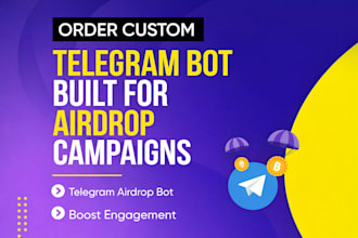 build a custom telegram airdrop bot