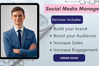 social media manager content creator facebook ads account growth analysis
