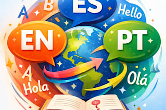 translate your text between english, spanish and portuguese