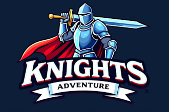 make different knights warrior logo in 12 hours