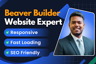 design or redesign a responsive wordpress website using beaver builder