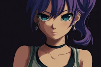 create a anime character