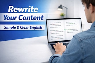 rewrite and paraphrase your content in clear english