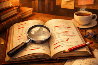 beta read and edit your manuscript