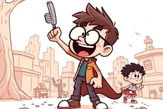 create comics and cartoon illustrations