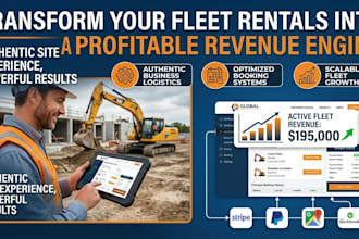 build heavy equipment rental or civil engineering website