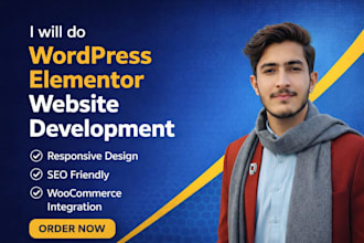 do wordpress elementor website development