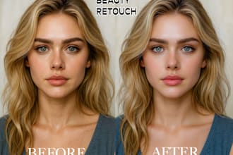 retouch beauty, wedding and portrait photo retouching