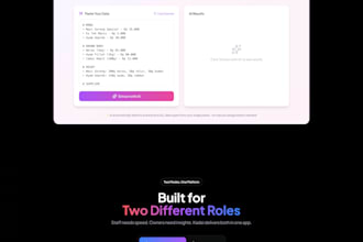 do the best development for web and your app both android and ios