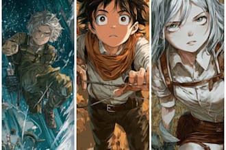draw a character in manga style