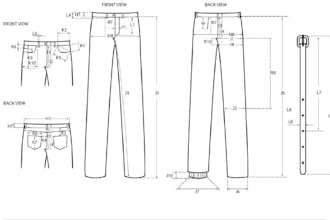 create professional fashion tech packs for garments production