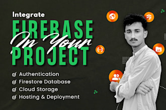 integrate firebase authentication, firestore, realtime database in react web app