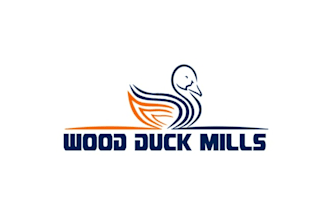design awesome wood duck mills logo