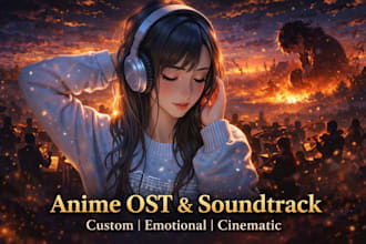 compose epic anime ost cinematic soundtrack for games films and trailers
